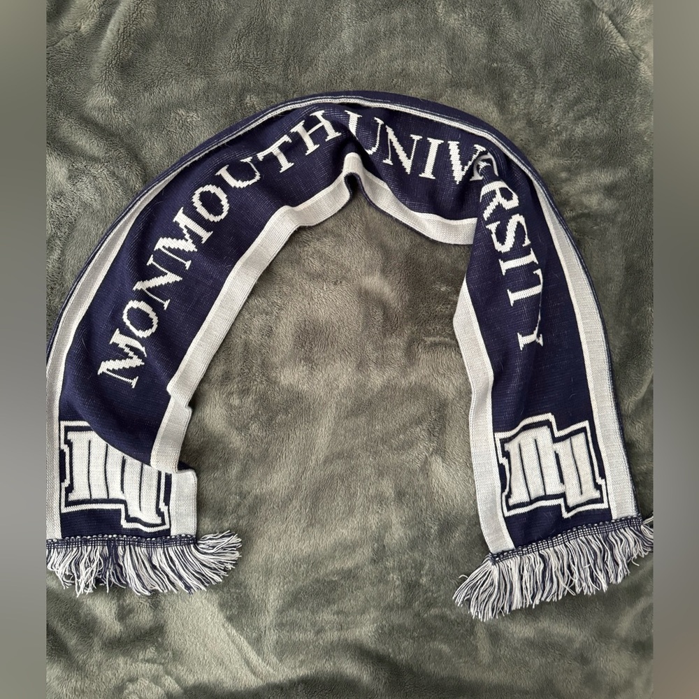 Last price. $8 MONMOUTH UNIVERSITY (HAWKS) SCARF